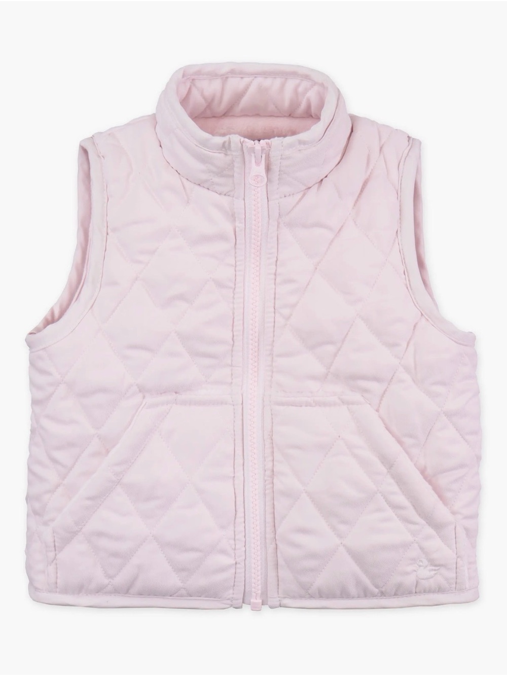 Lightweight Quilted Pink Vest for Kids